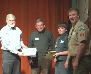 Teddy Roosevelt Maine Conservation Award Presented to the Katahdin Area Council